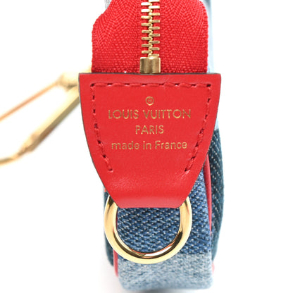 Louis Vuitton Denim Micro Pochette Accessories Denim Rouge 6 of 7