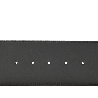 Gucci Moon Calfskin Pearl Double G 70mm Belt 90 36 Black Cream 4 of 5