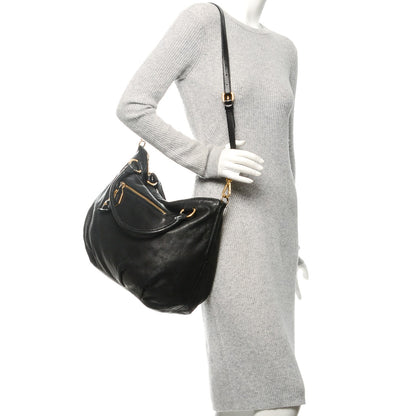 Prada Soft Calf Shoulder Bag Nero Black 2 of 9