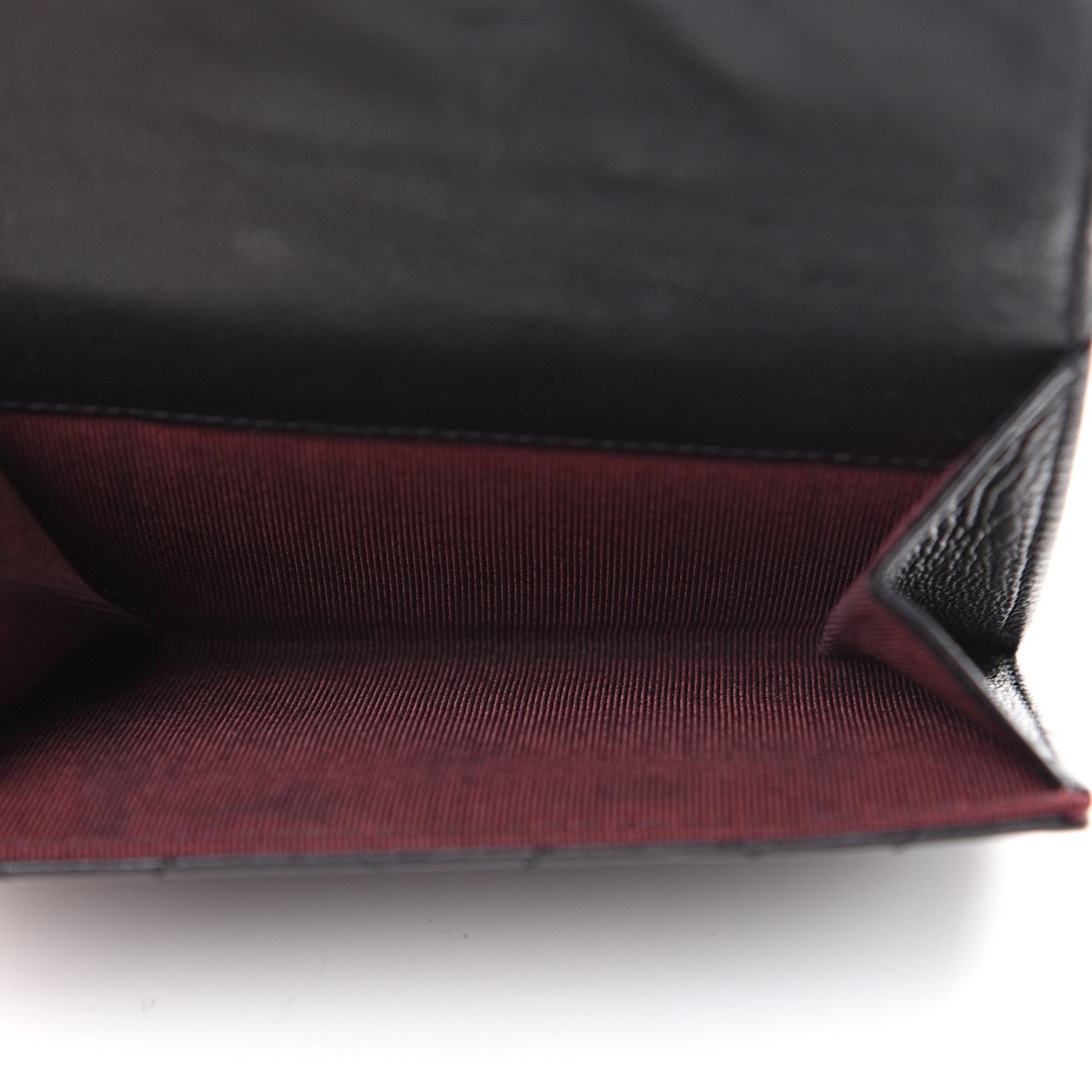Chanel Lambskin Quilted Compact French Flap Wallet Black 5 of 12