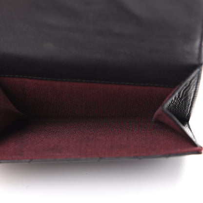 Chanel Lambskin Quilted Compact French Flap Wallet Black 5 of 12