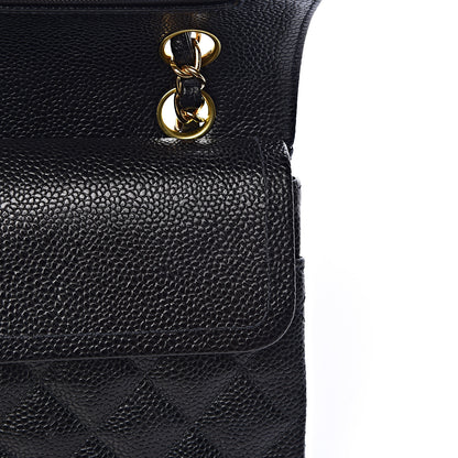 Chanel Caviar Quilted Small Double Flap Black 12 of 14