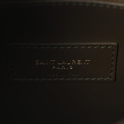 Saint Laurent Smooth Calfskin Small Le 5 A 7 Soft Hobo Light Musk 6 of 10