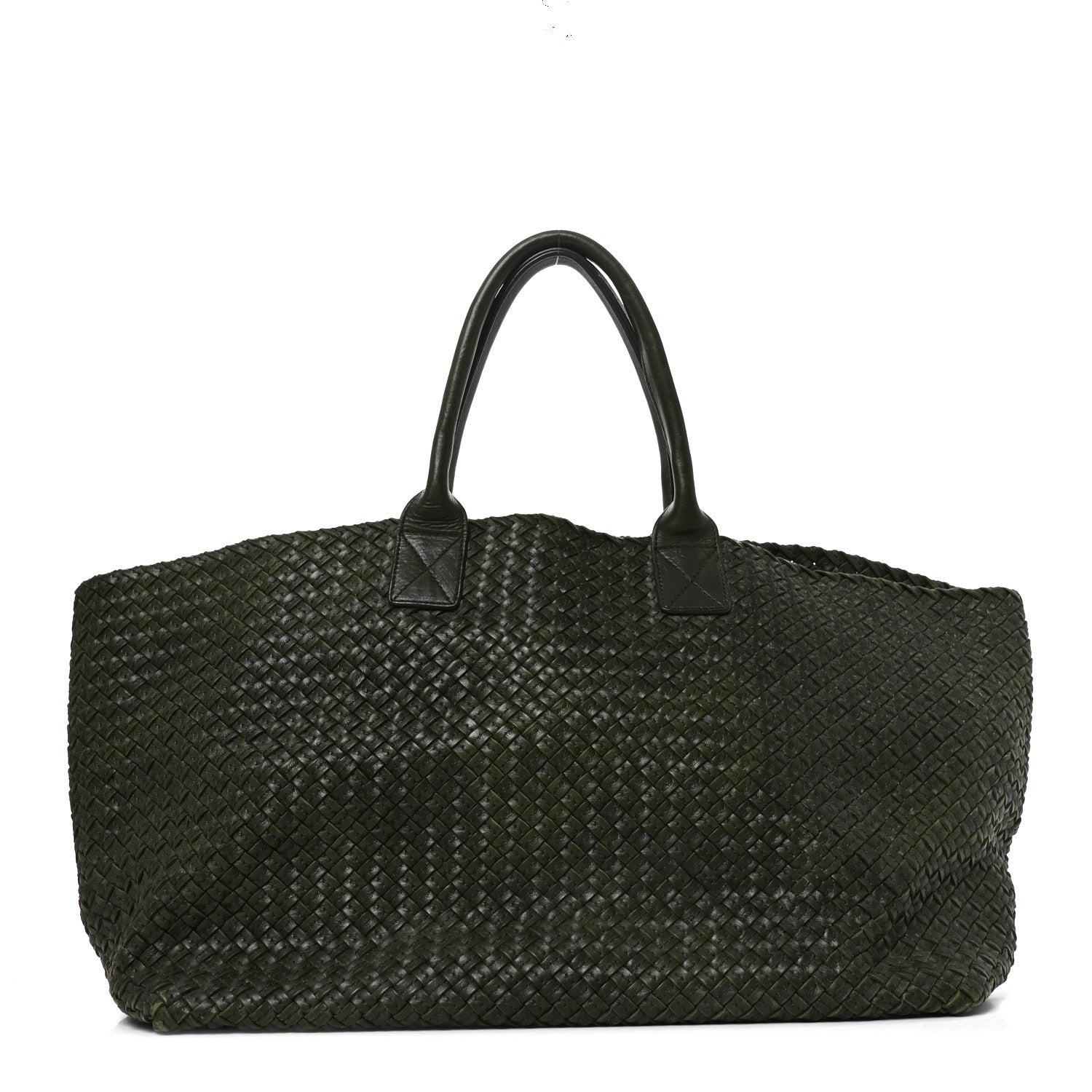 Bottega Veneta Intrecciato Large Cabat Green 1 of 9
