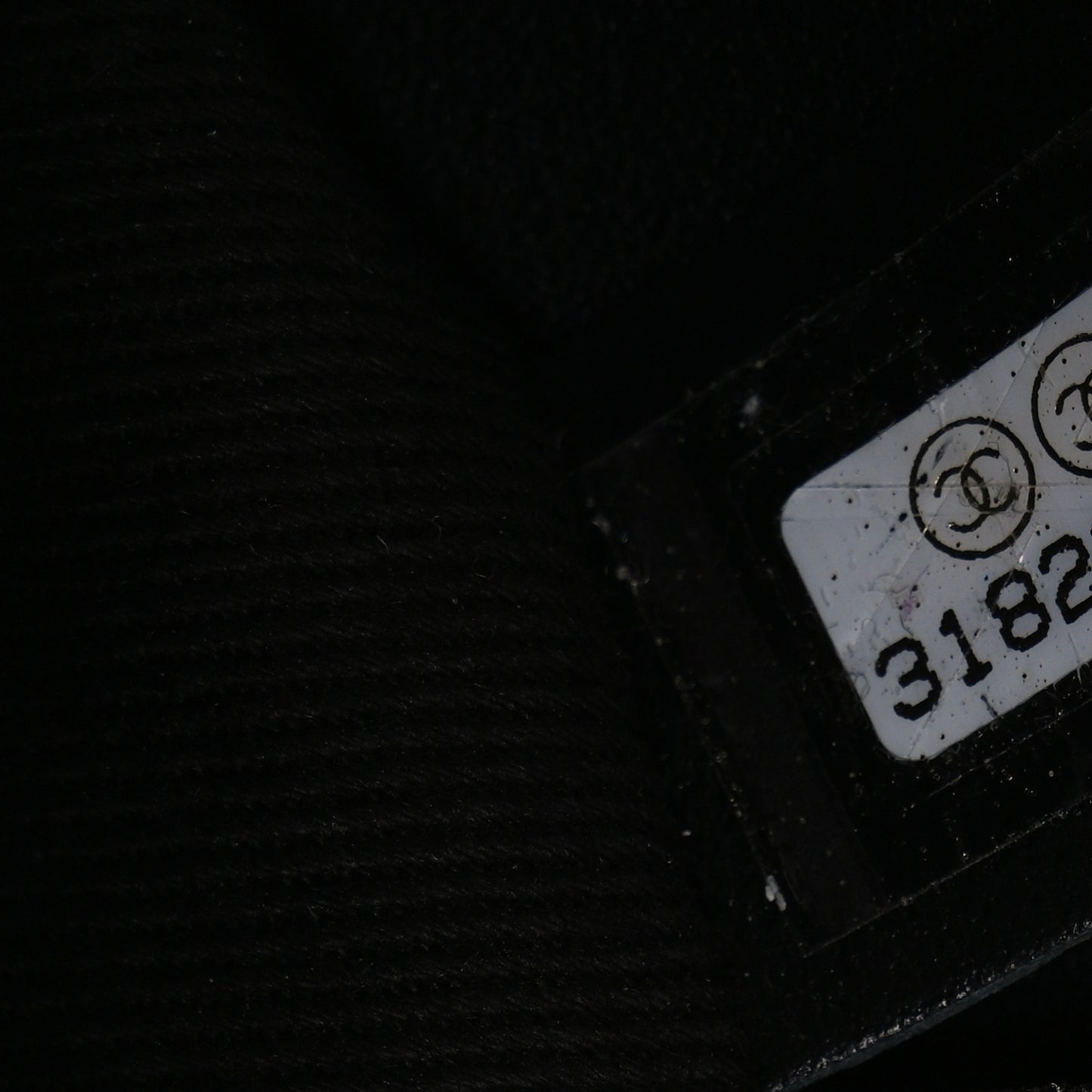 Calfskin Quilted CC Uniform Flap Belt Bag Black