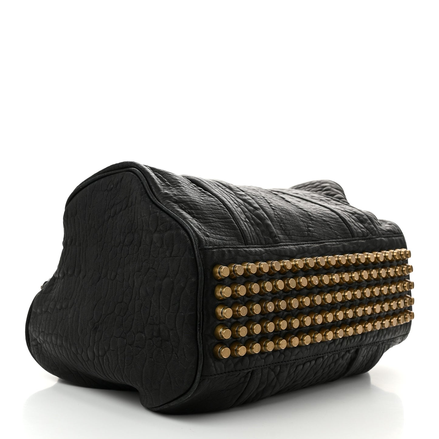Pebbled Lambskin Rockie Antique Brass Hardware