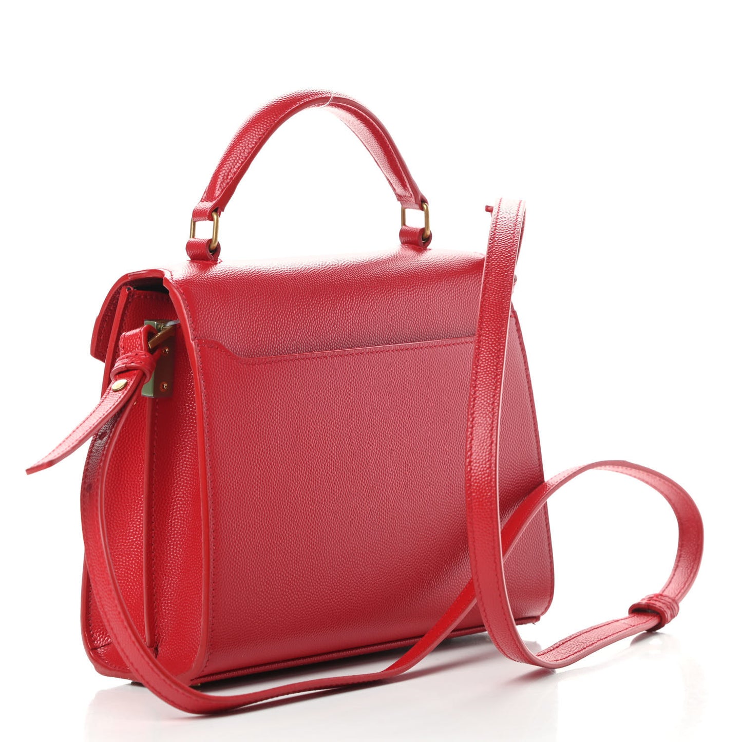 Grain de Poudre Mini Classic Monogram Cassandra Top Handle Red