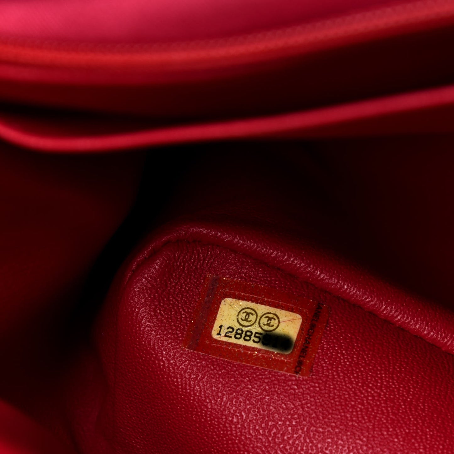 Lambskin Quilted Jumbo Single Flap Red