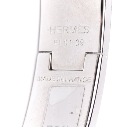 Hermes Enamel Narrow Clic Clac H Bracelet PM Black 10 of 17