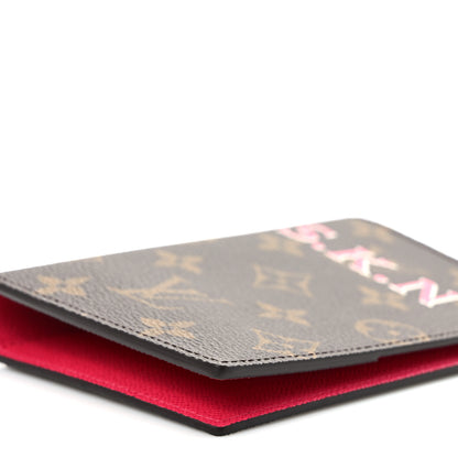 Louis Vuitton Monogram My LV Heritage Passport Cover Fuchsia White 8 of 9