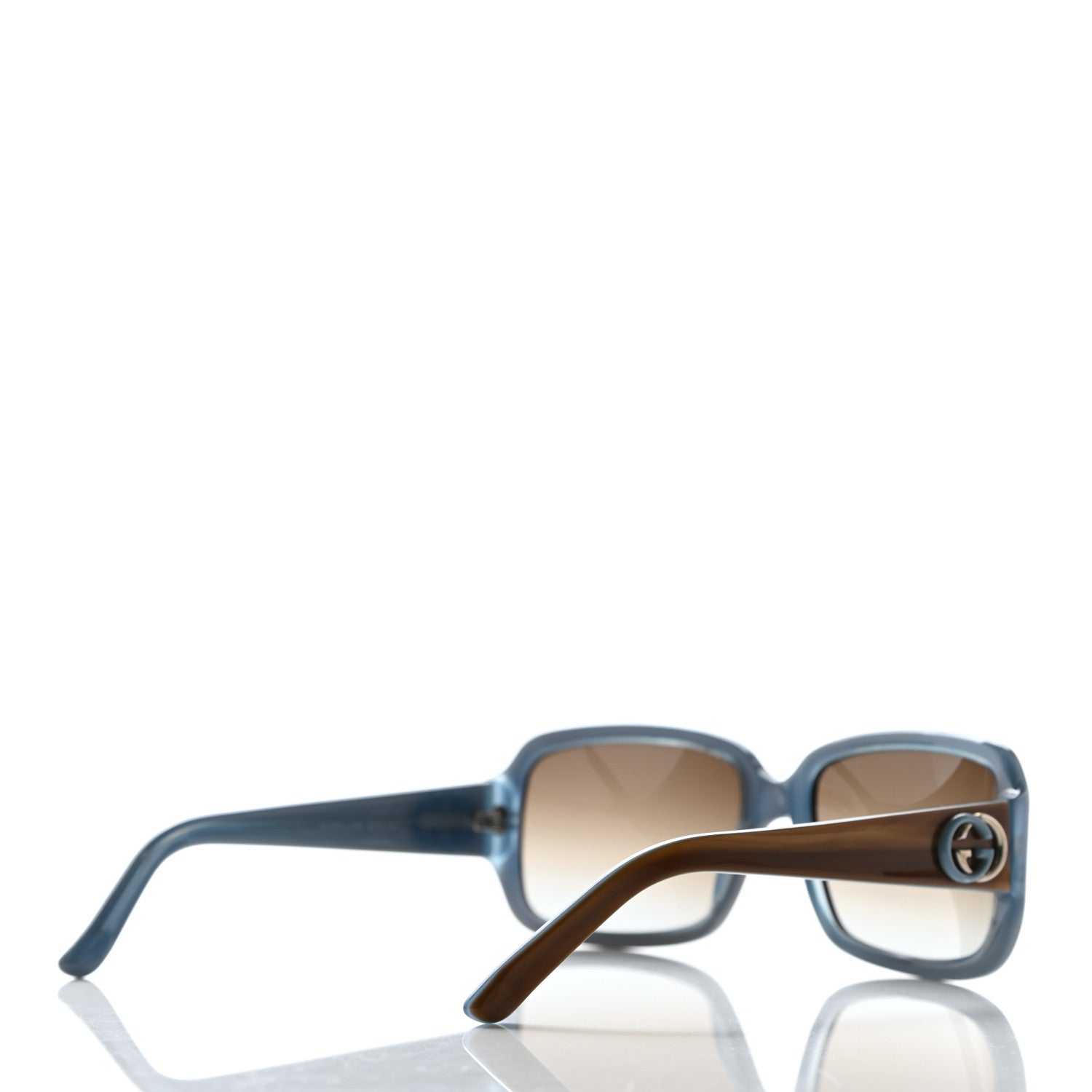 Gucci Acetate GG Sunglasses GG3159S Brown Blue 4 of 6