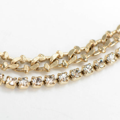 Chanel Crystal CC Chain Bracelet Gold 5 of 6