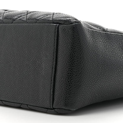 Chanel Caviar Quilted Petit Shopping Tote PST Black 9 of 14