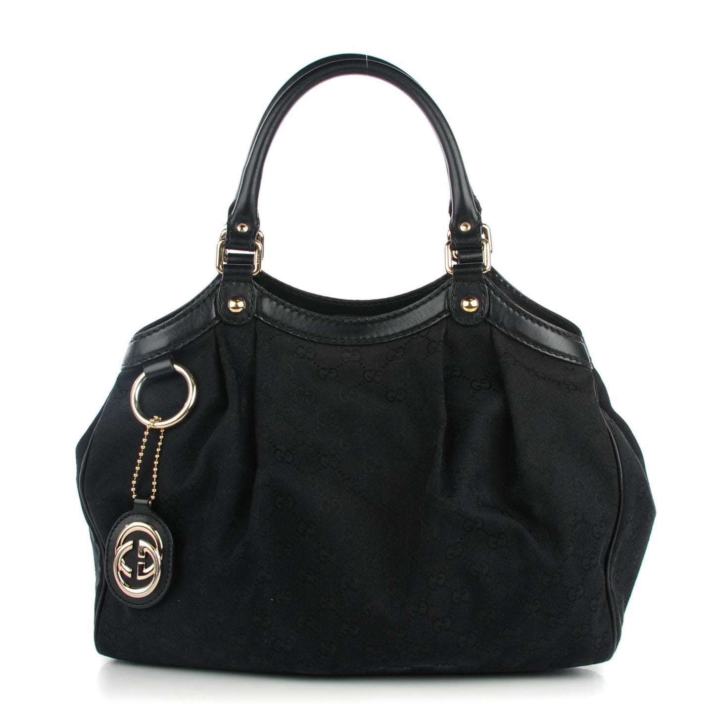 Monogram Medium Sukey Tote Black