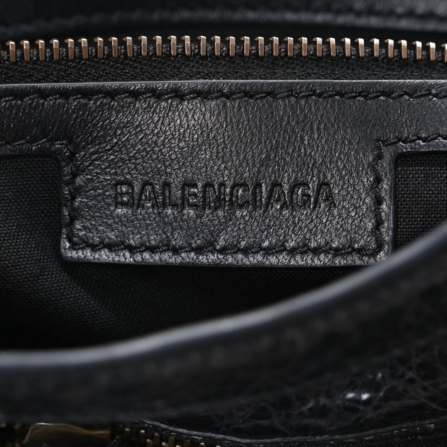 Balenciaga Agneau Arena Classic Hardware Le City Mini  Black 6 of 11