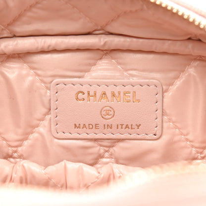 Chanel Caviar Quilted Medium Curvy Pouch Cosmetic Case Light Pink 6 of 7