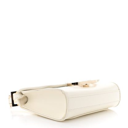 Valentino Garavani Smooth Calfskin Small VLogo Shoulder Bag White 4 of 12