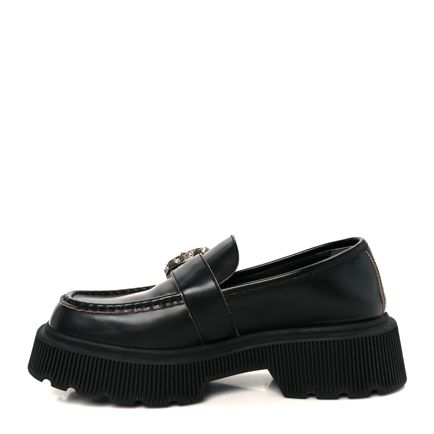 Cordovan Lux Dionysus Hunder Loafers 37.5 Black