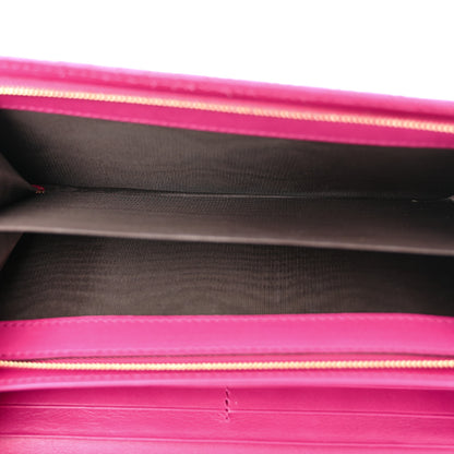 Gucci Soft Microguccissima Dice Chain Wallet Bright Bouganville 6 of 8