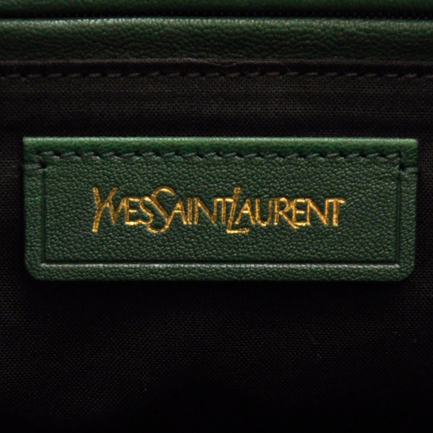 Leather Medium Cabas Chyc Green