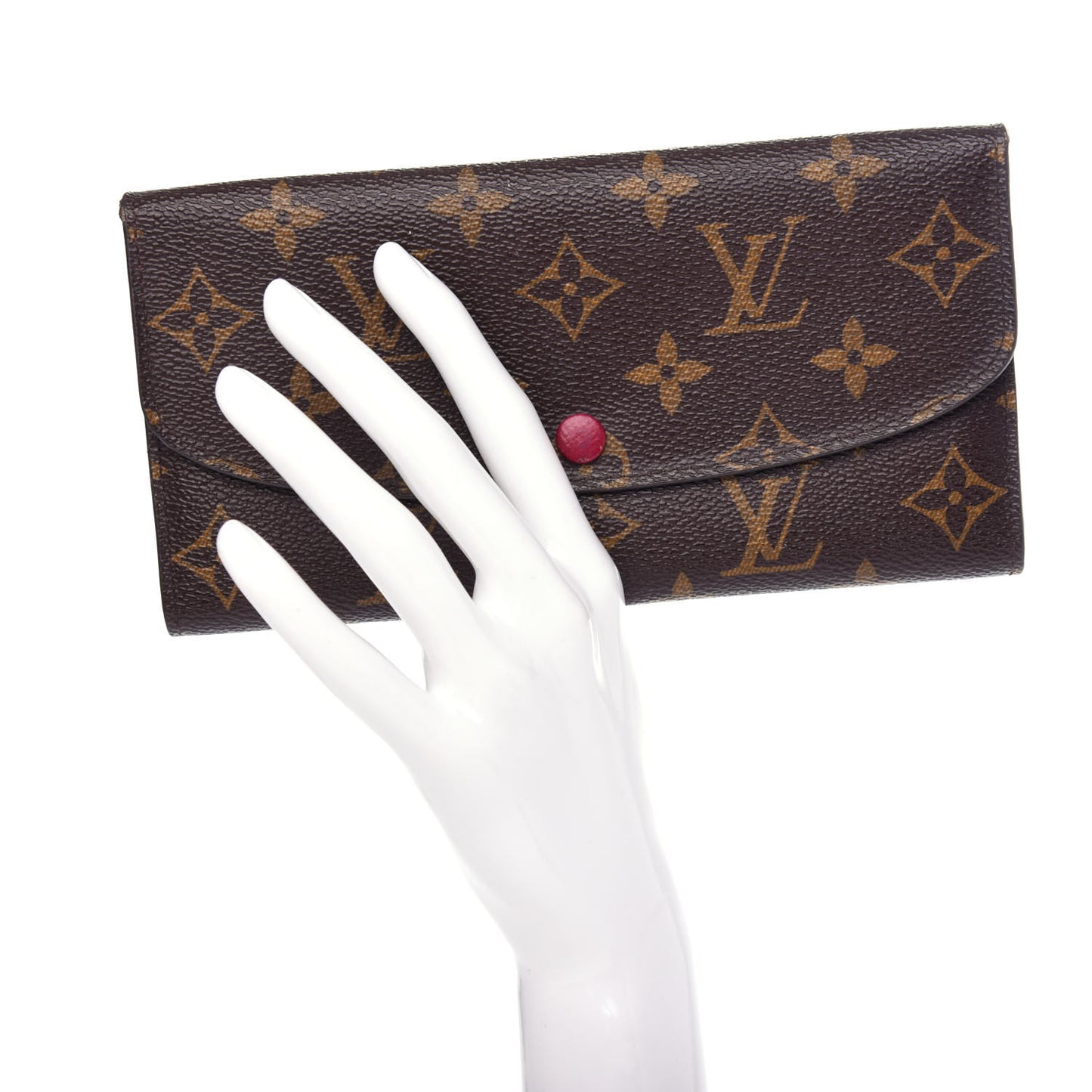 Monogram Emilie Wallet Fuchsia