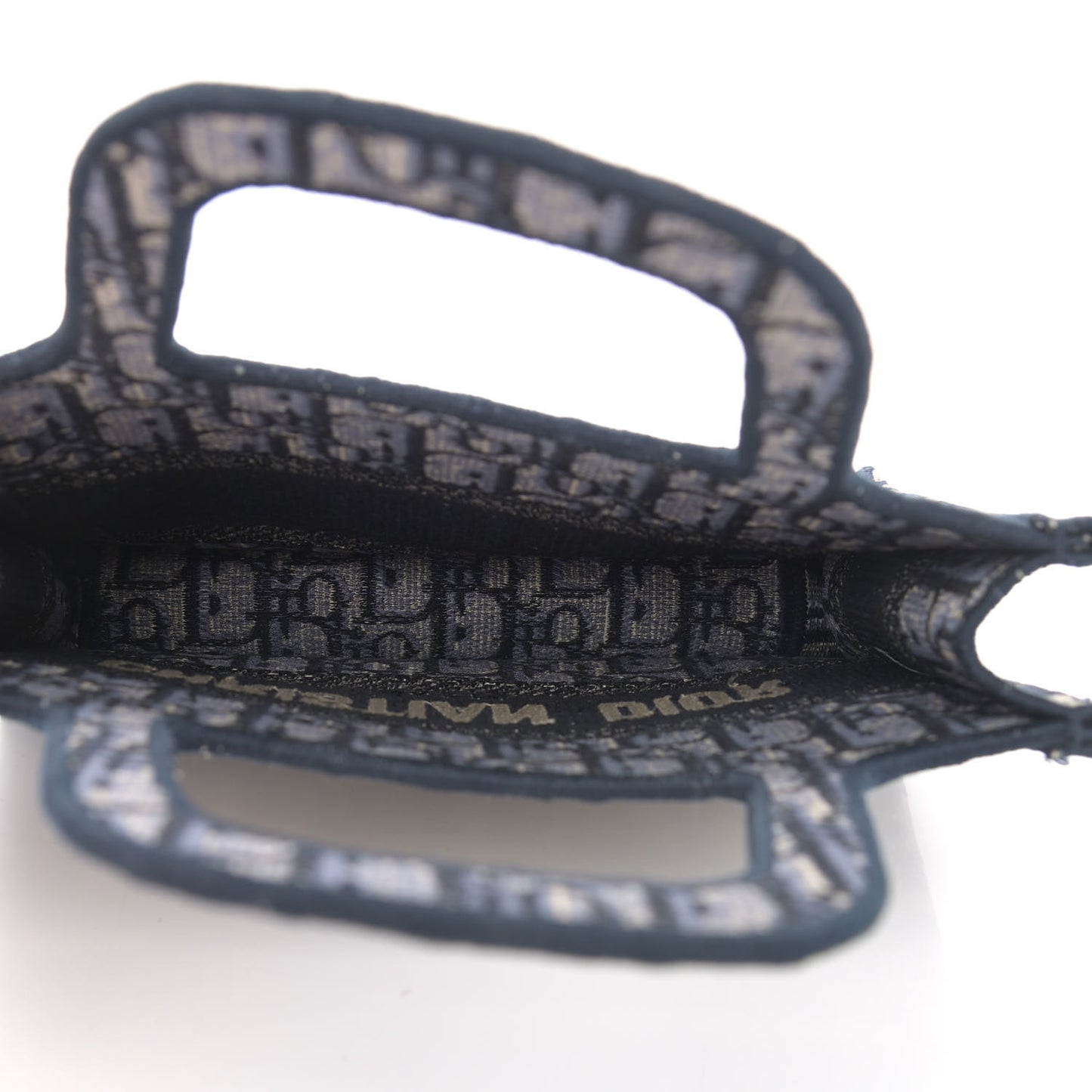 Oblique Mini Book Tote Blue Multicolor