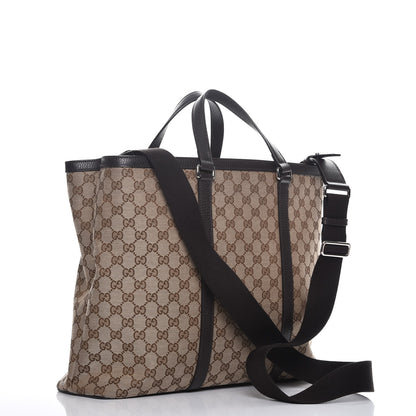 Gucci GG Monogram Large Joy Tote Bag Dark Brown 4 of 10