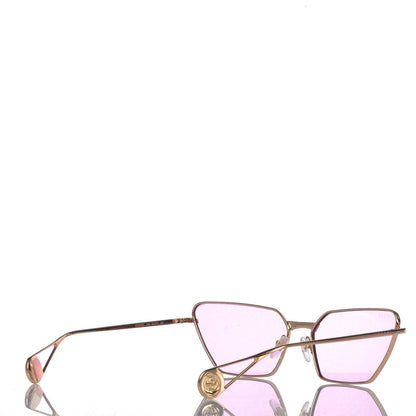 Gucci Rectangular Sunglasses GG0538S Gold Pink 4 of 7