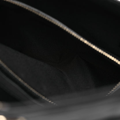 Chanel Lambskin Enamel Quilted Document Portfolio Holder Black 6 of 13