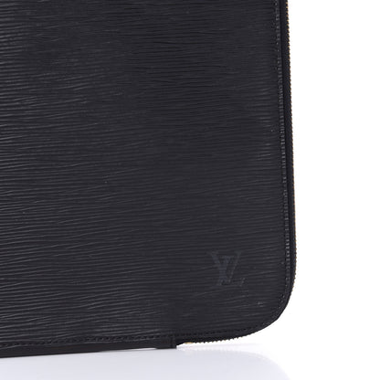 Louis Vuitton Epi Poche Documents Portfolio Case 39 Black 10 of 12