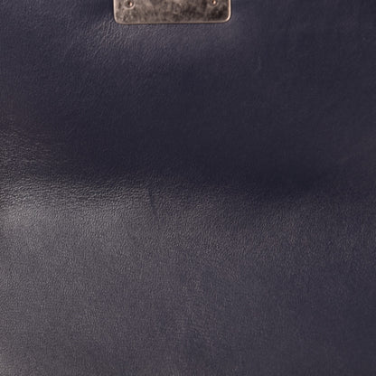 Chanel Calfskin Quilted Medium Boy Flap Navy Blue 9 of 10