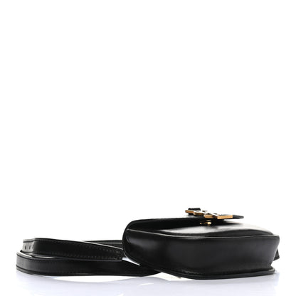 Saint Laurent Smooth Calfskin Mini Classic Monogram Kaia Belt Black 4 of 12