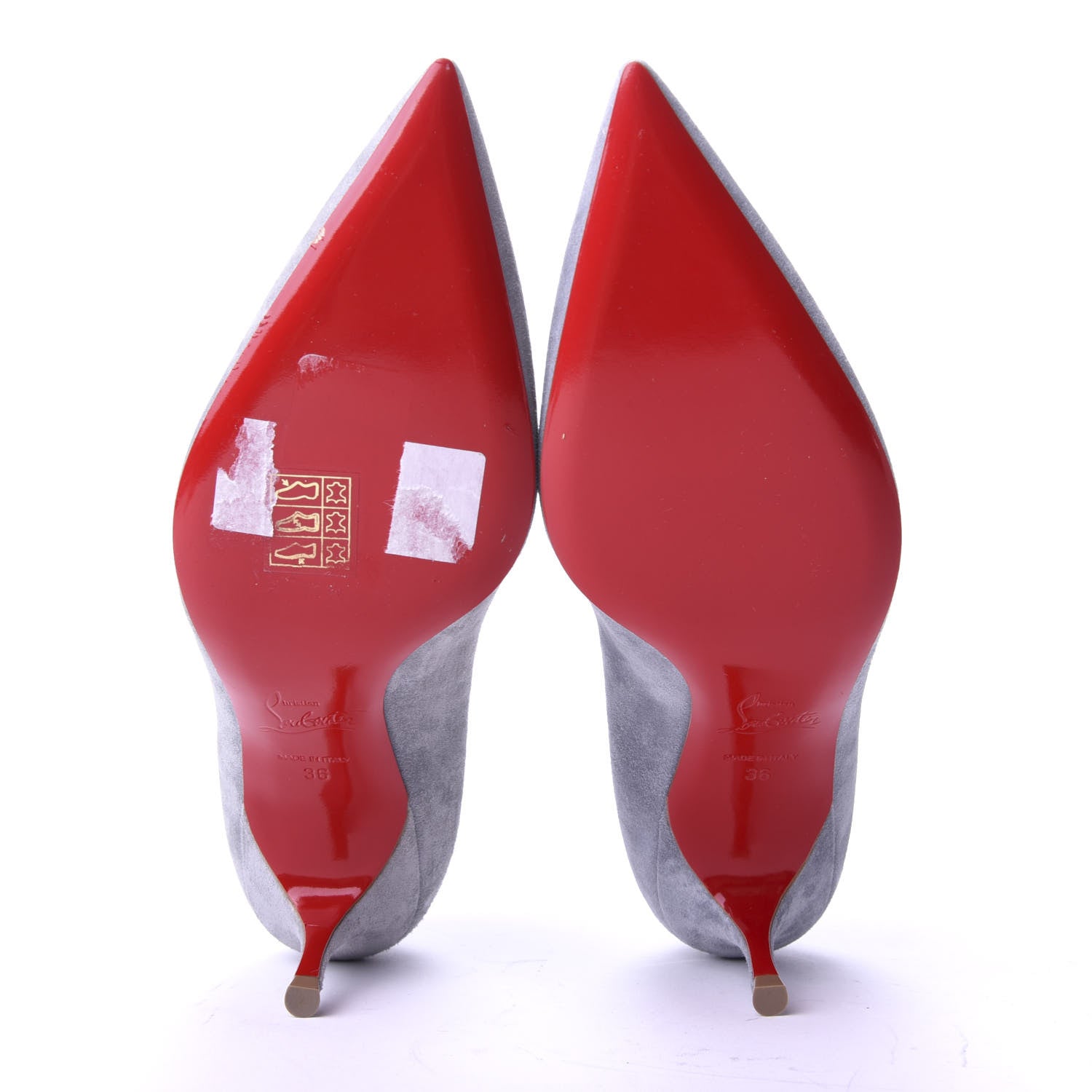 Christian Louboutin Suede Kate 55 Pumps 36 Light Blue 5 of 10