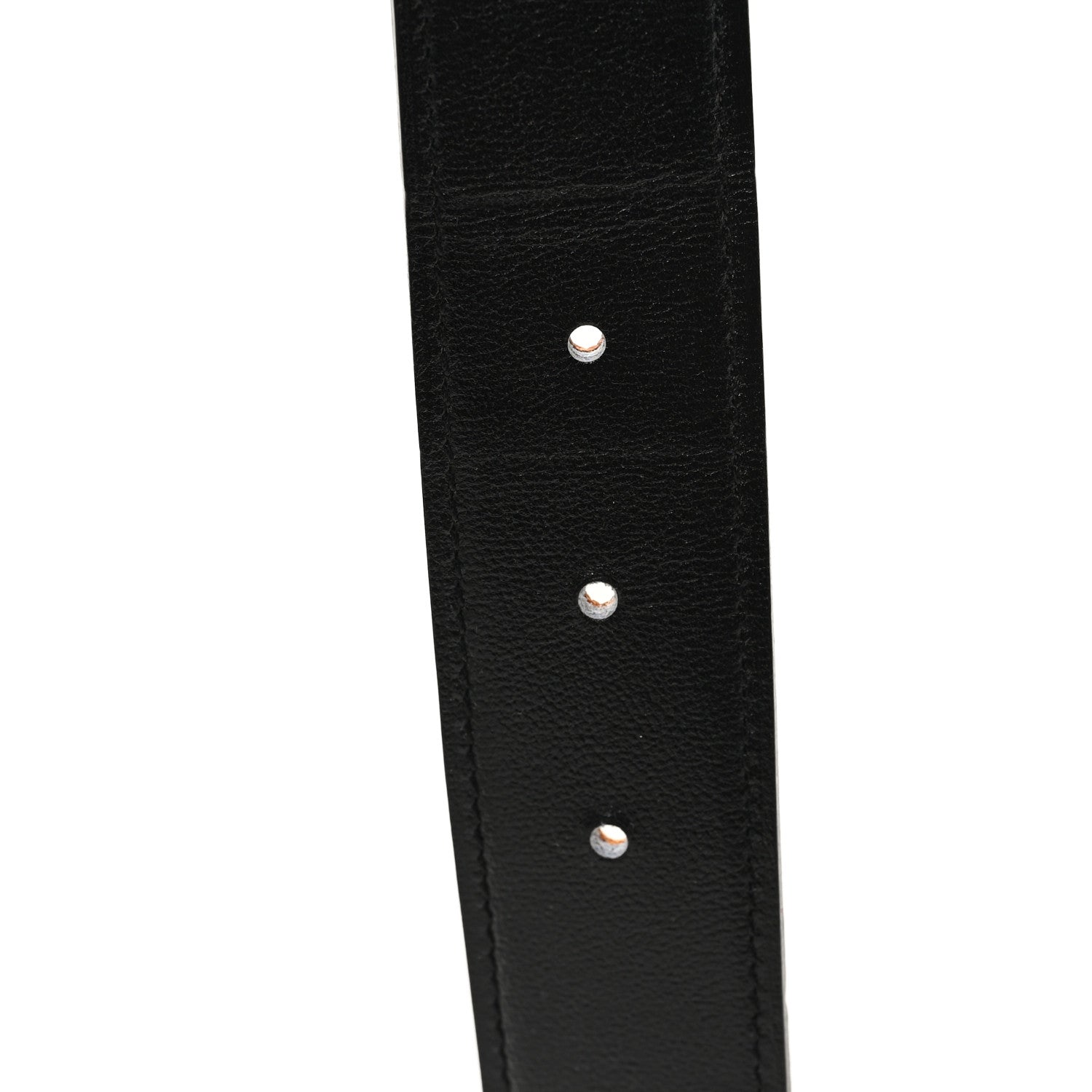 Hermes Box Togo 32mm Au Carre H Belt 85 Black Gold 4 of 4