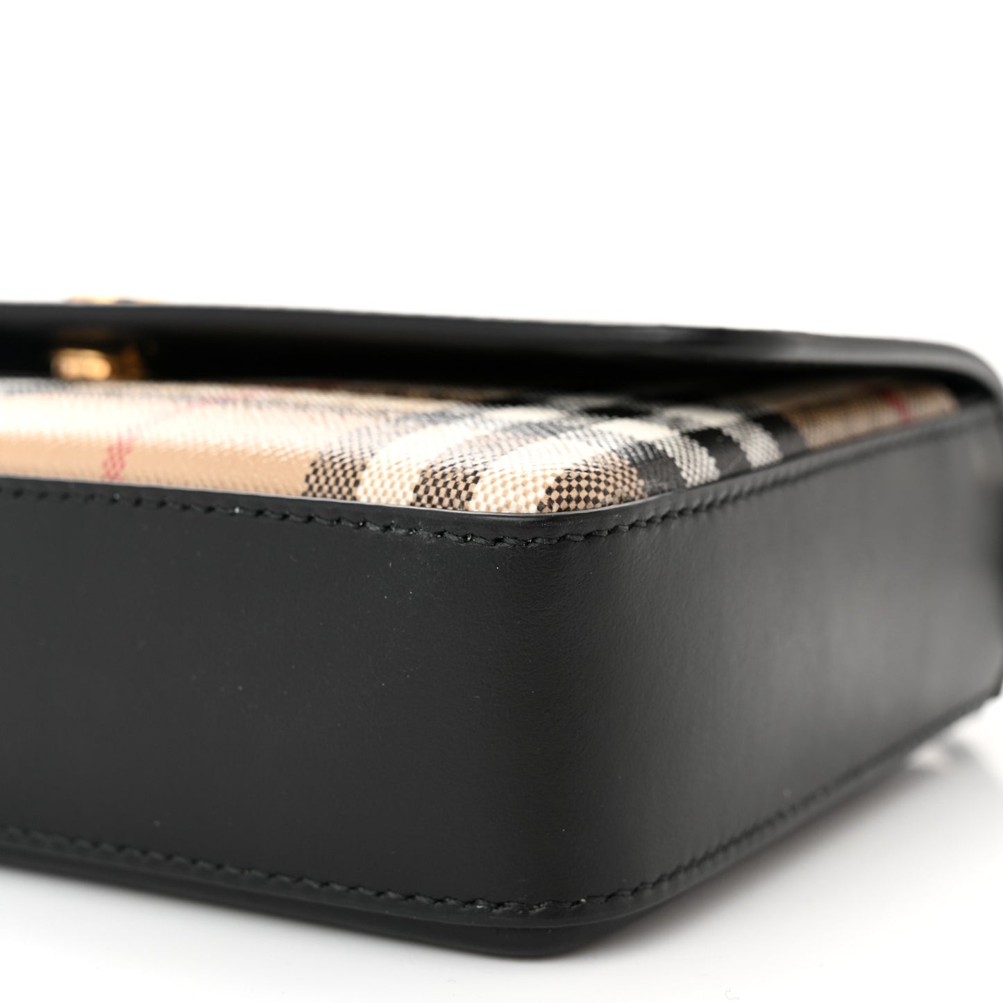 Calfskin Vintage Check New Hampshire Bag Black