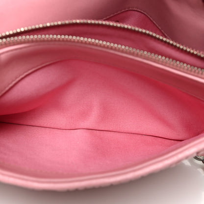 Miu Miu Nappa Matelasse Crystal Shoulder Bag Rosa 5 of 8
