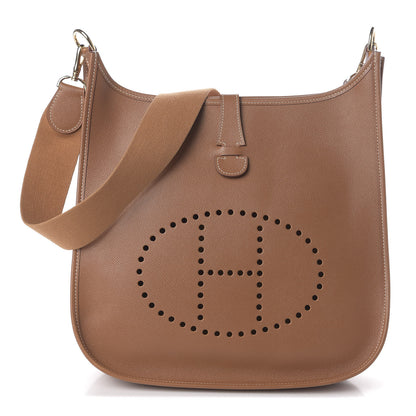 Hermes Courchevel Evelyne GM Gold 1 of 9