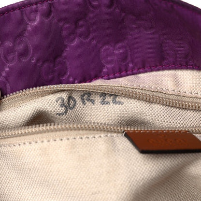 Gucci Nylon Guccissima Medium Tote Purple 12 of 35