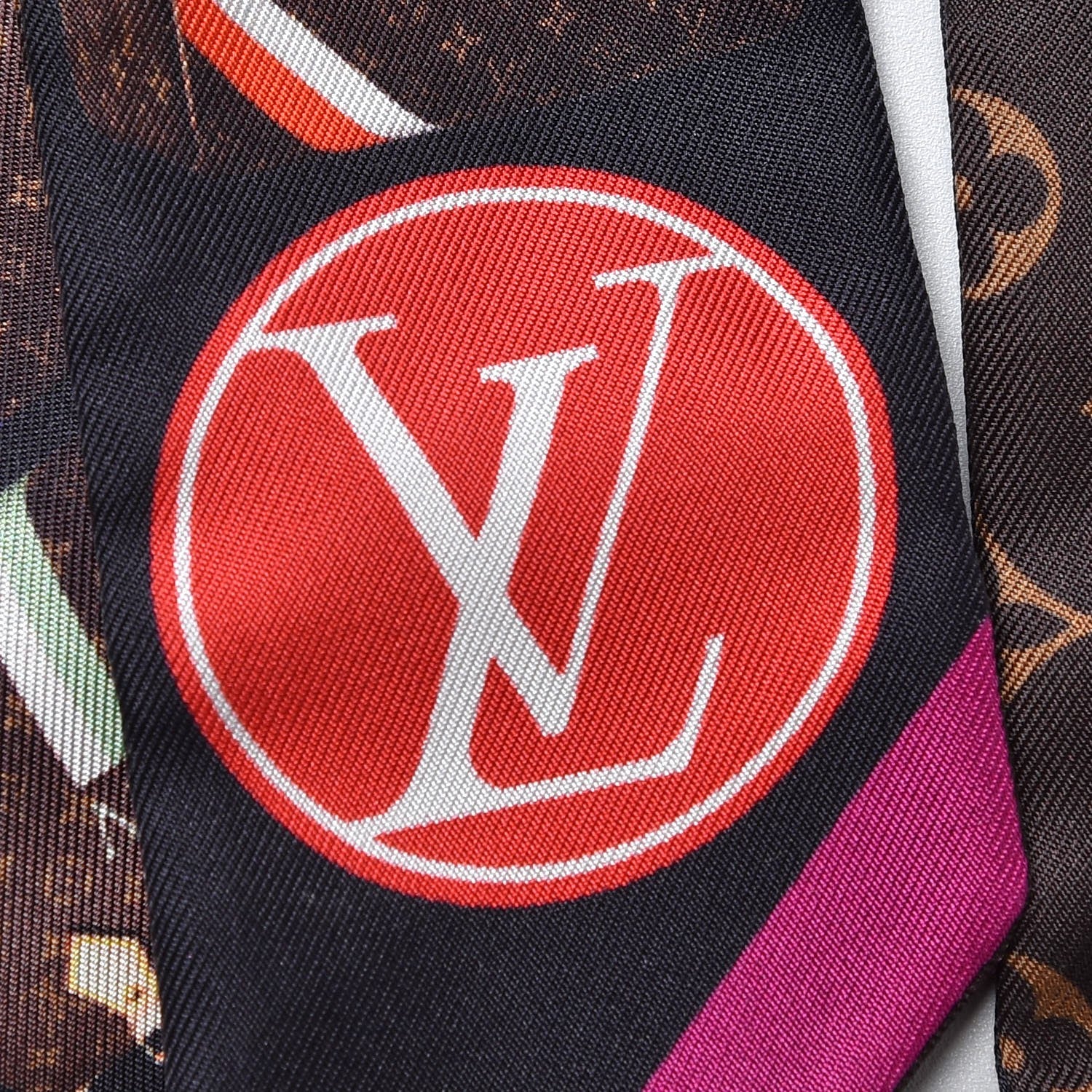 Louis Vuitton Silk Monogram Tribute to Speedy BB Bandeau 3 of 4