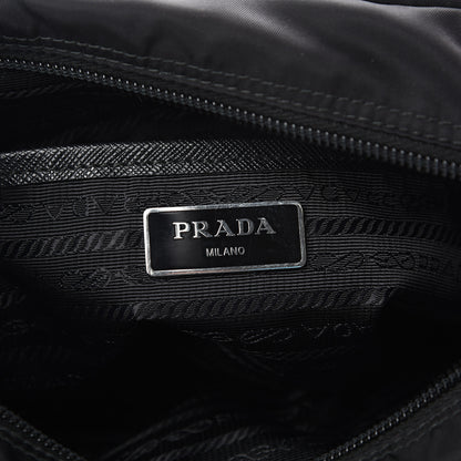 Prada Nylon New Vela Studded Messenger Black Fuoco 6 of 10