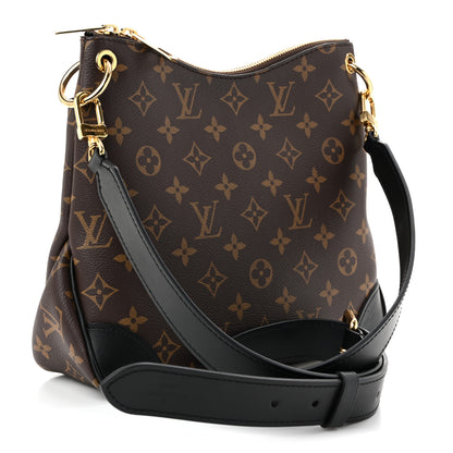Louis Vuitton Monogram Odeon PM Black 3 of 9