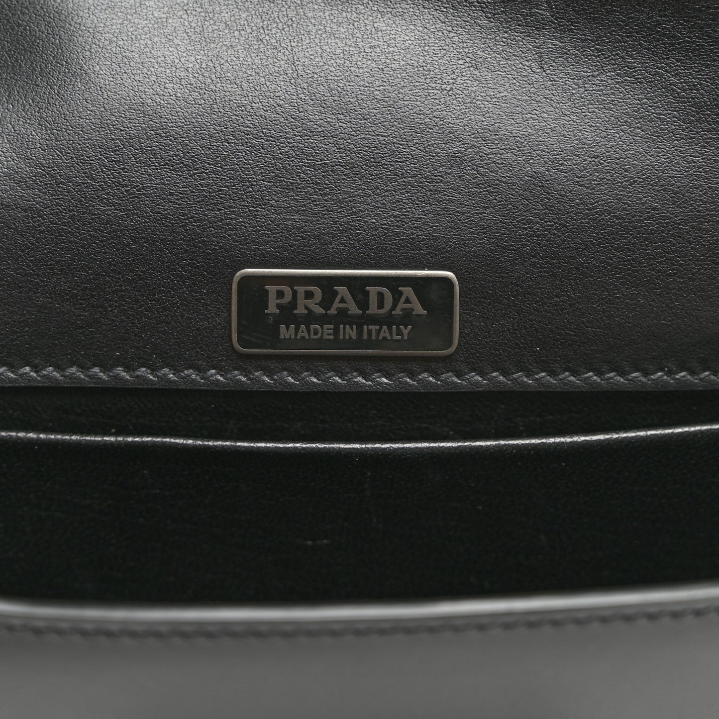 City Calfskin Saffiano Cahier Bag Black