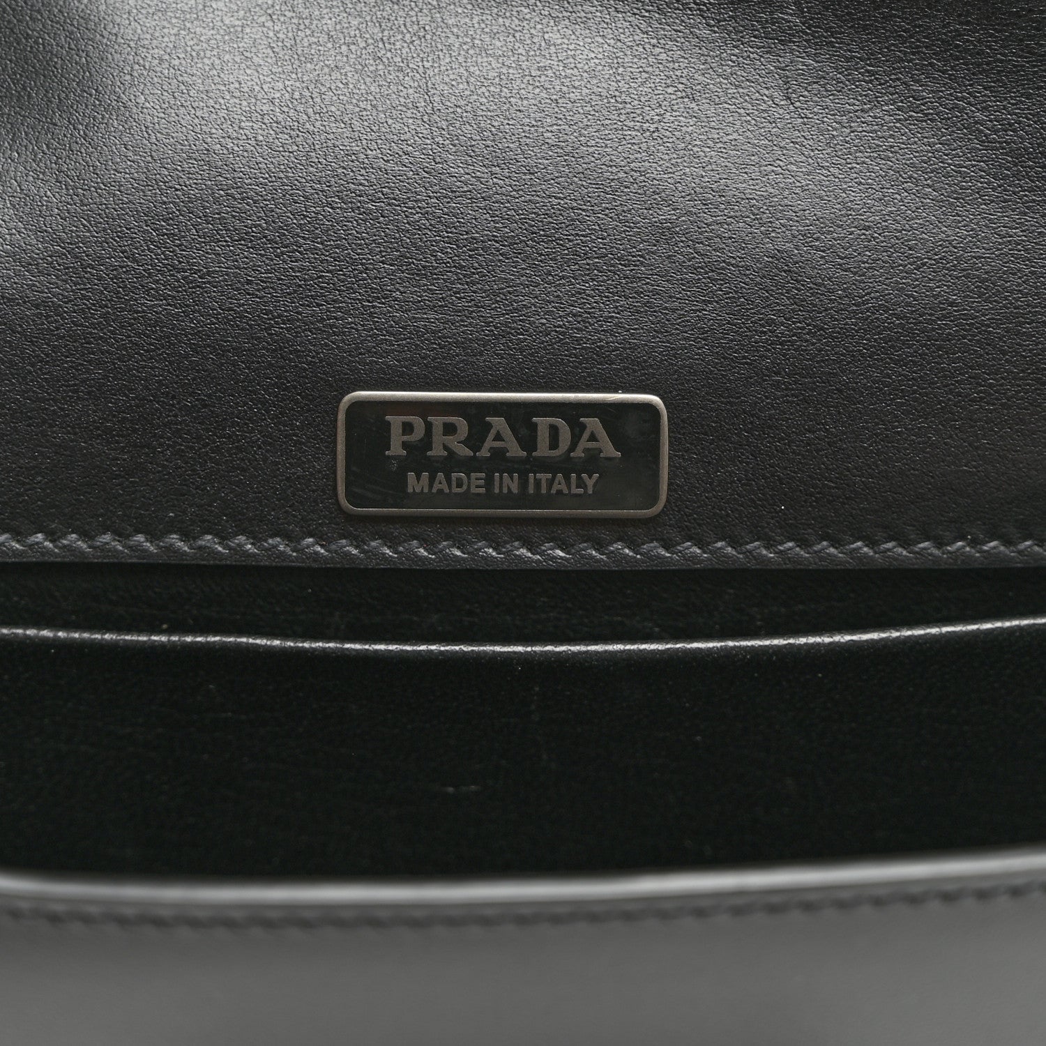 Prada City Calfskin Saffiano Cahier Bag Black 6 of 9