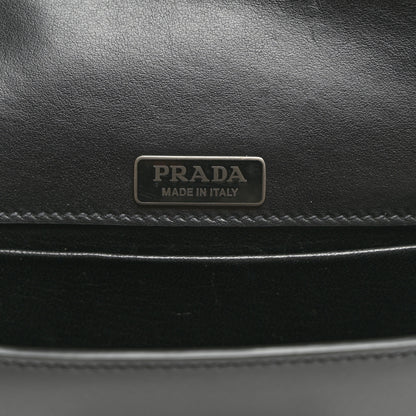 Prada City Calfskin Saffiano Cahier Bag Black 6 of 9
