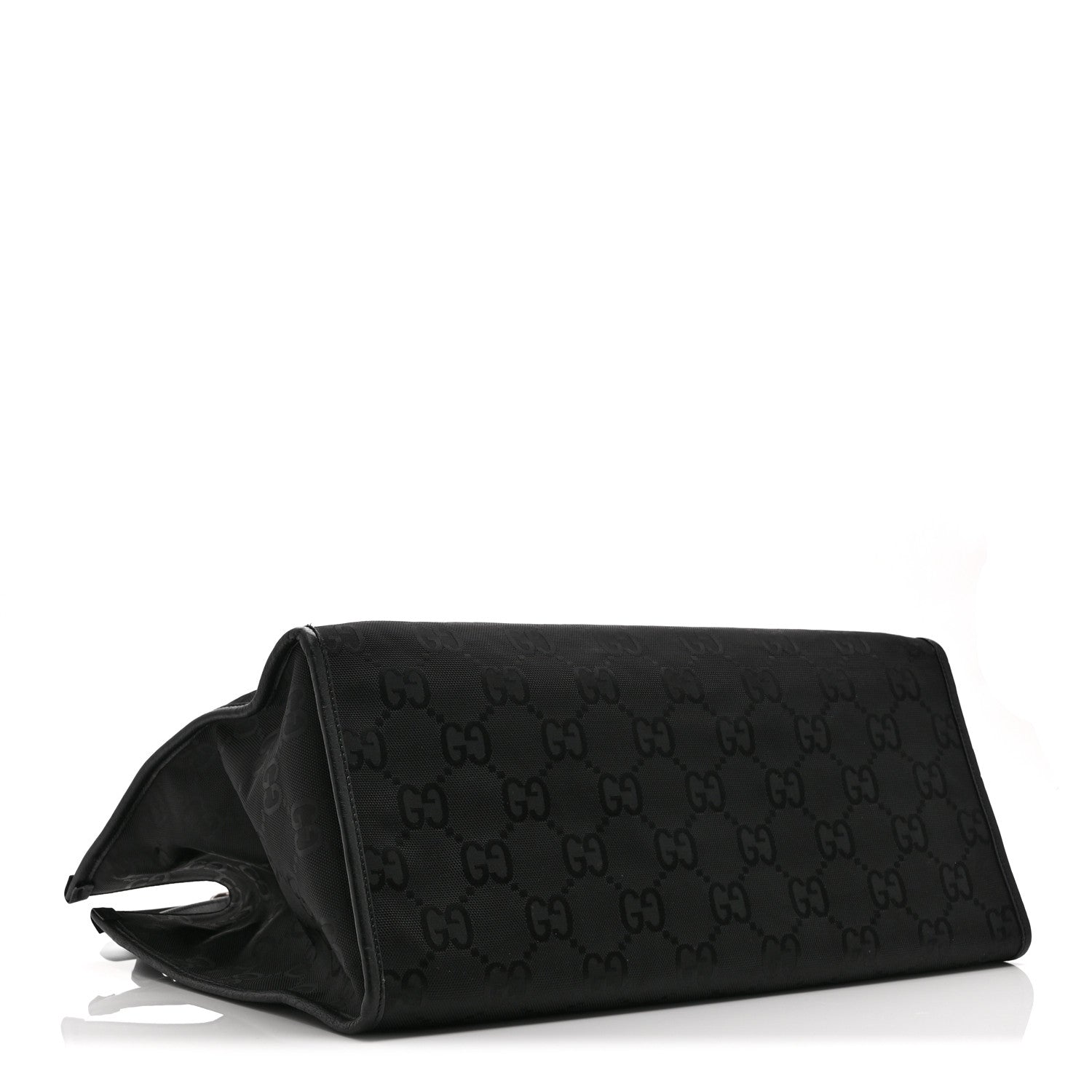 Gucci Econyl Nylon Monogram Large Off The Grid Tote Bag Black 4 of 11