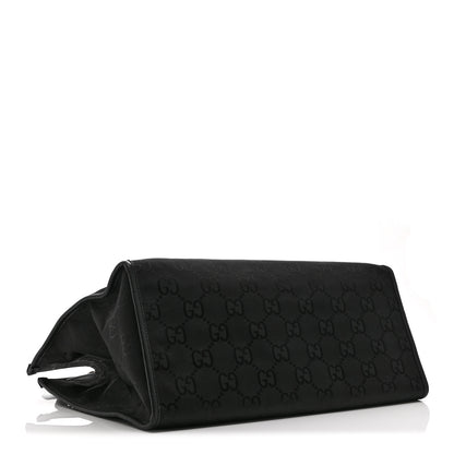 Gucci Econyl Nylon Monogram Large Off The Grid Tote Bag Black 4 of 11