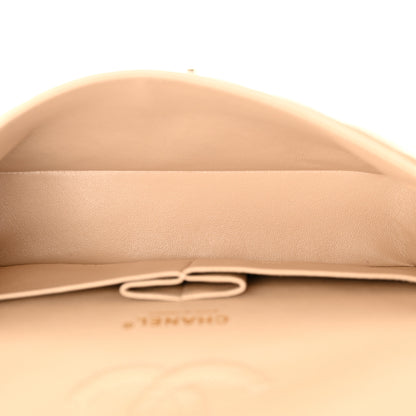 Chanel Caviar Quilted Medium Double Flap Beige 5 of 12