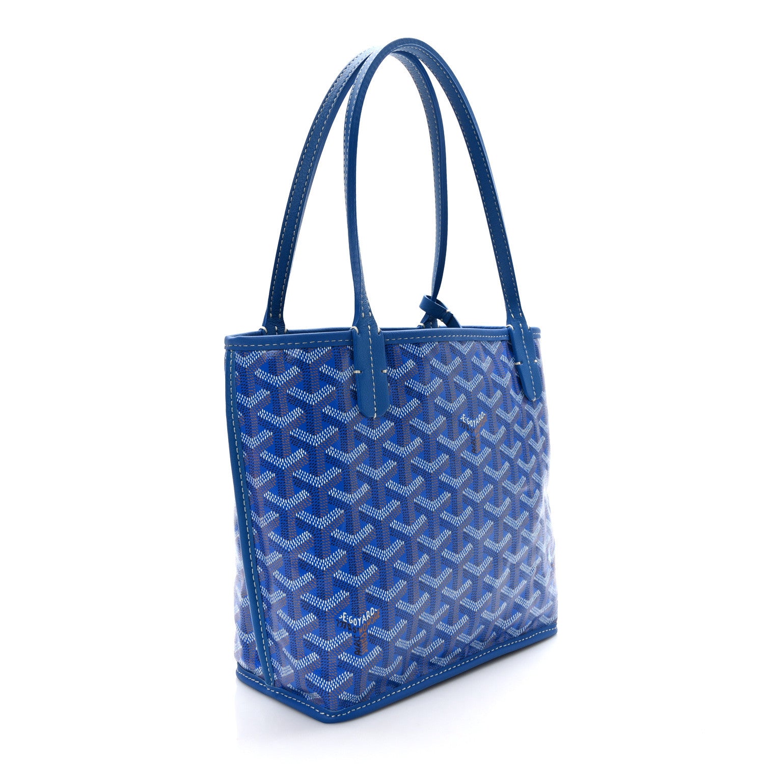Goyard Goyardine Reversible Mini Anjou Sky Blue 5 of 17