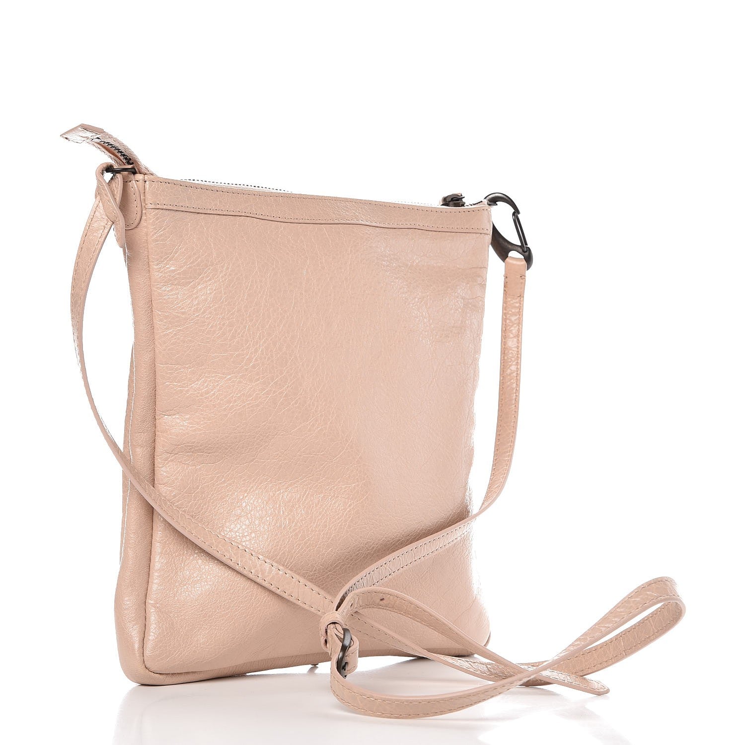 Balenciaga Agneau Classic Hardware Flat Crossbody Rose Aubepine 3 of 7