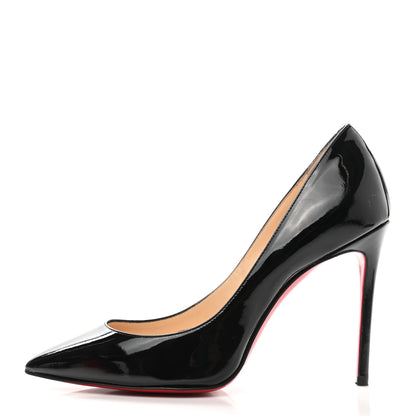Christian Louboutin Patent Pigalle Follies 100 Pumps 38 Black 1 of 8